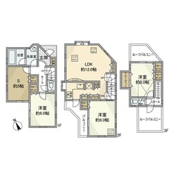 お花茶屋戸建の物件間取画像